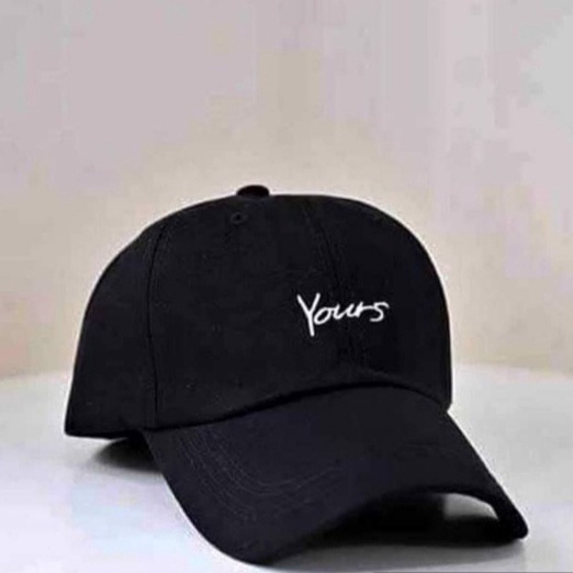 Topi Yours / Baseball Bordir Yours Ring Besi Unisex Remaja Dewasa