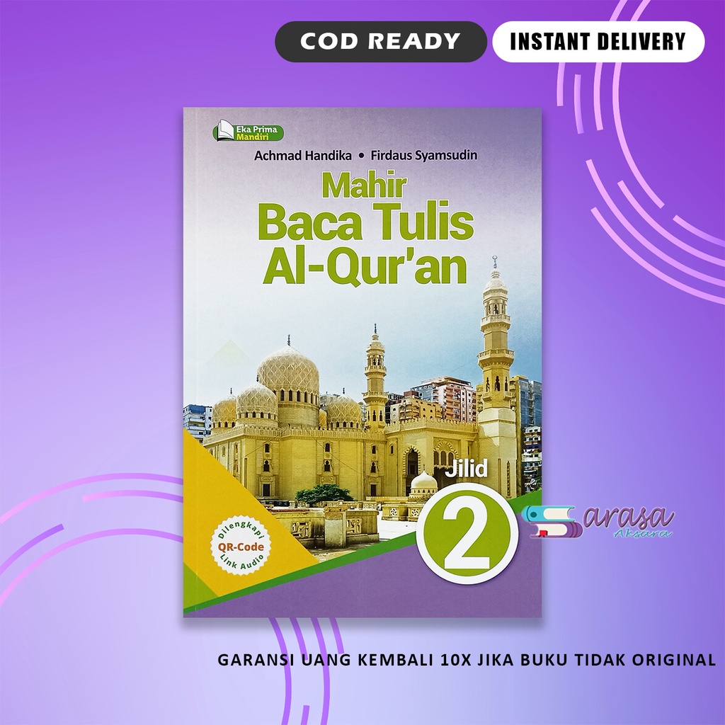 BUKU MAHIR BTQ KELAS 2 MAHIR BACA DAN TULIS AL-QUR'AN UNTUK SD/MI 2