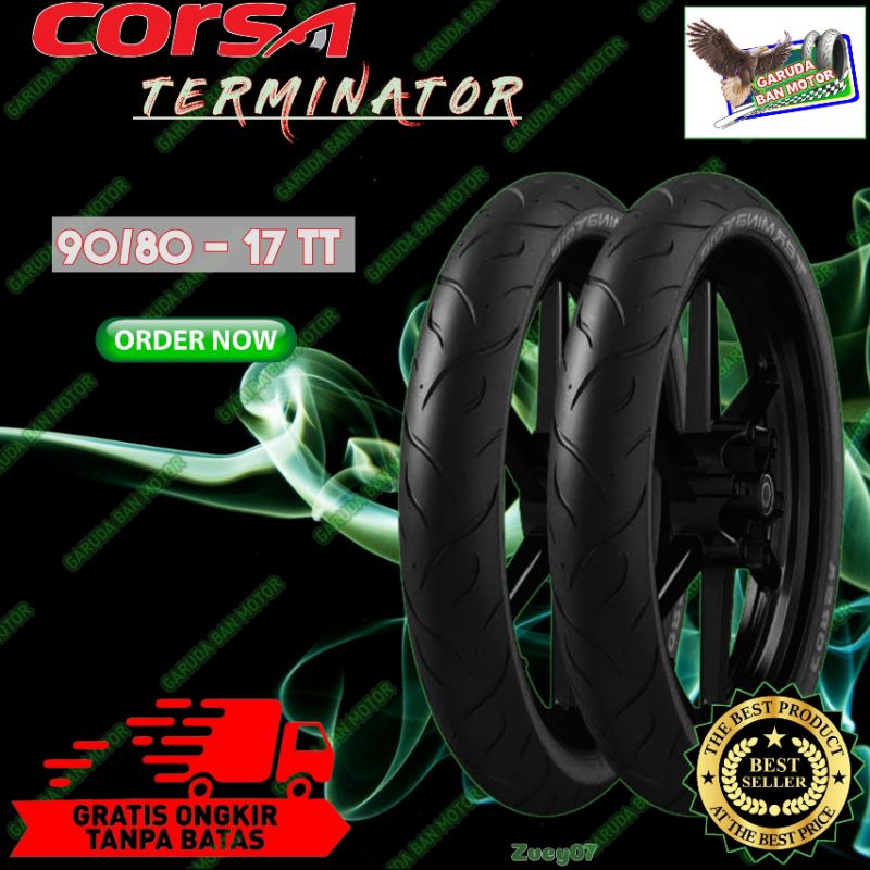 BAN MOTOR CORSA 90/80 RING 17 TERMINATOR TT