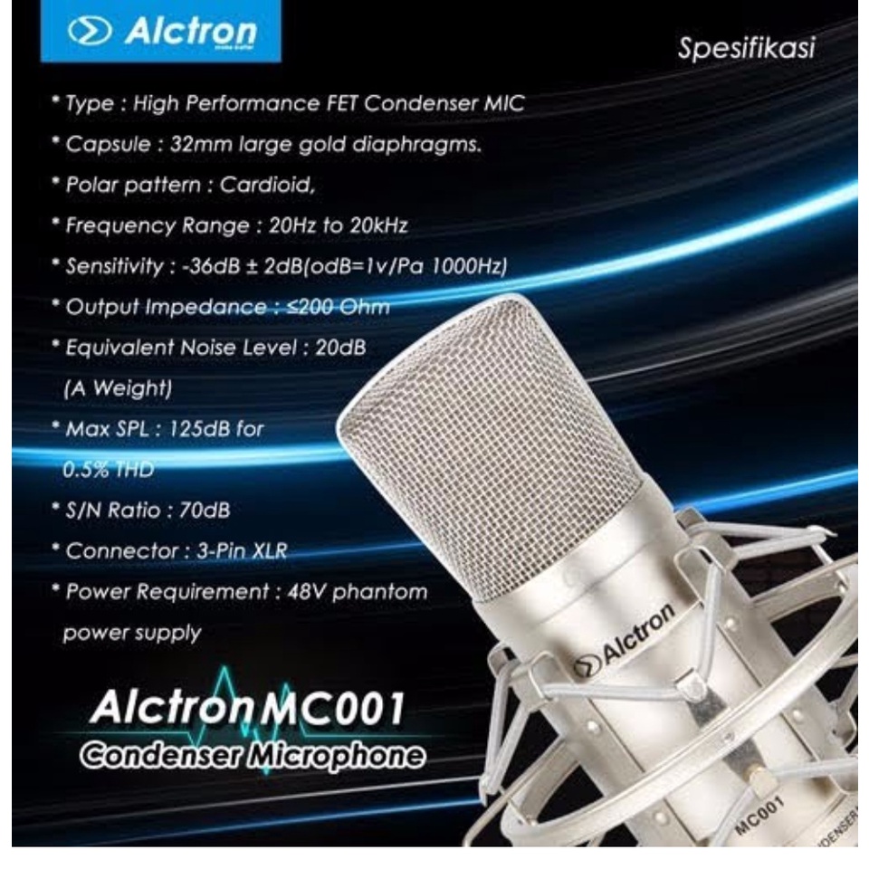 Alctron MC001 Studio Condenser Microphone