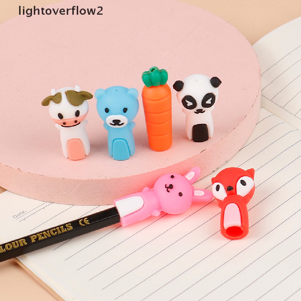 (lightoverflow2) 3pcs / 1 Set Tutup Pensil / Kosmetik / Makeup Bahan Silikon