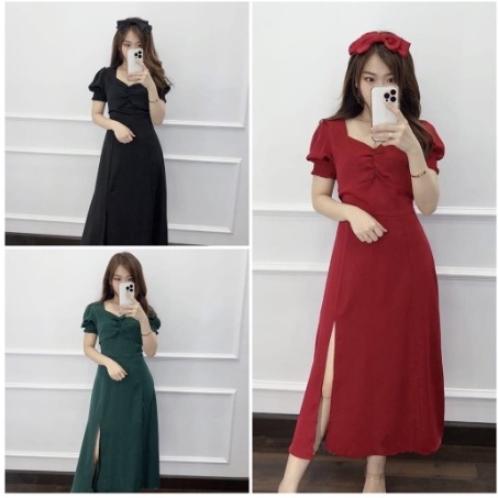 BAJU NATAL WANITA REMAJA KOREA DRESS LAVANZA FASHION BUSANA PAKAIAN WANITA GAUN BAHAN SHAKILA TERBAR