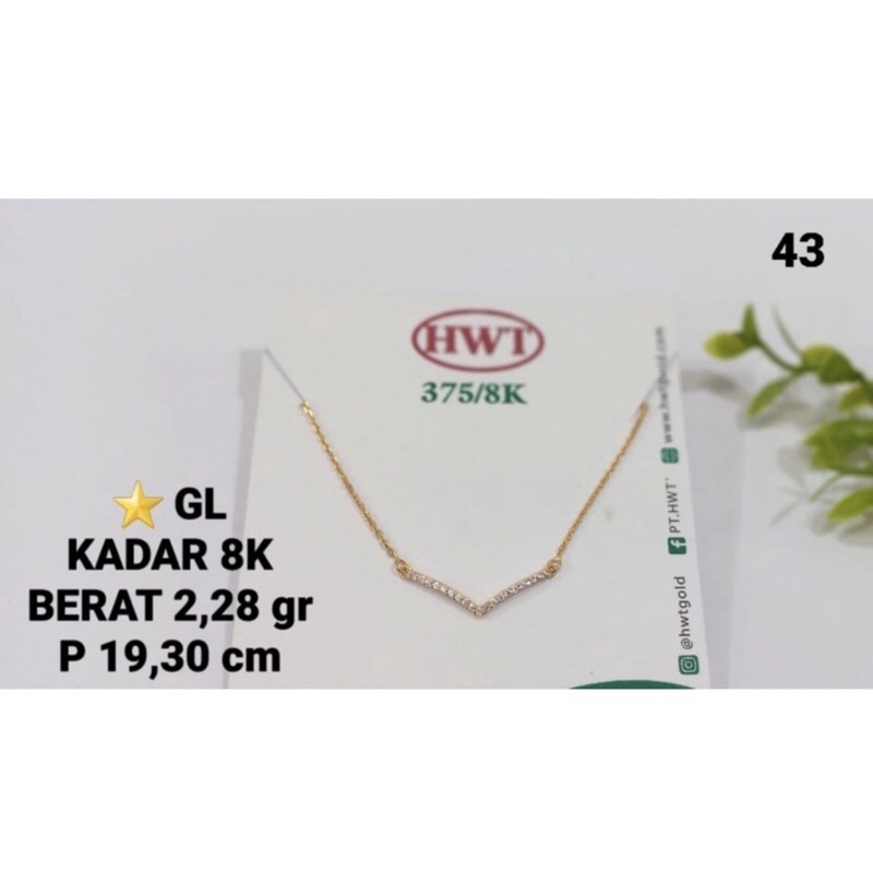 Gelang aurel hwt kadar 375 8karat