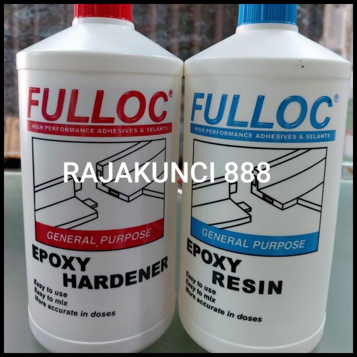 Lem Epoxy Fulloc / Lem Epoxy Hardener / Lem Besi / Lem Kayu 1Kg