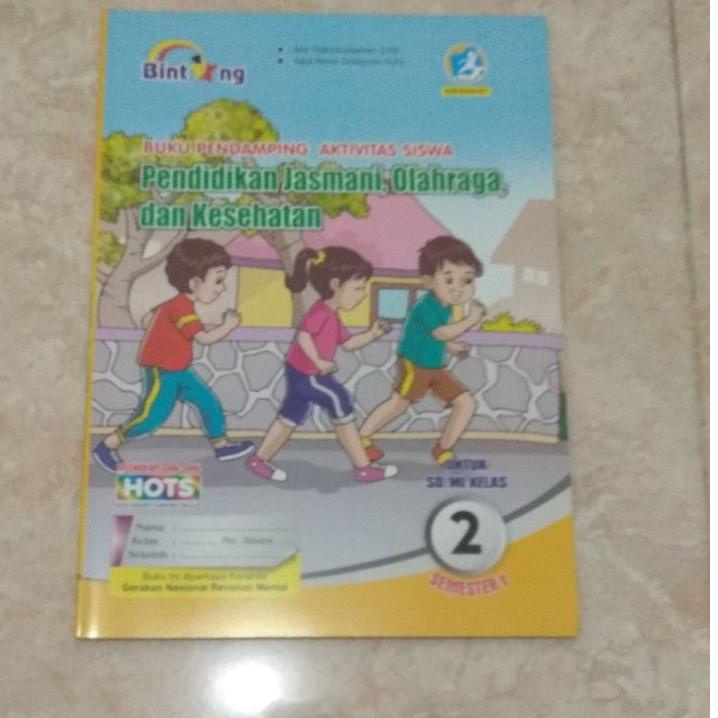 Buku PJOK HOT BINTANG SD semester 1 Kls 1,2,3,5,6 ▪ JAM.18Oc22ᴾ
