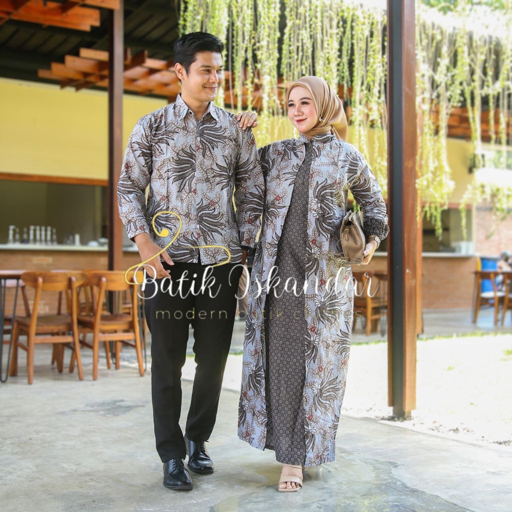 Gamis Syari Jumbo Busui Resleting Depan Kekinian Terbaru Baju Ibu ibu Motif Batik Kain Katun Kombinasi Batik Big size LD 130