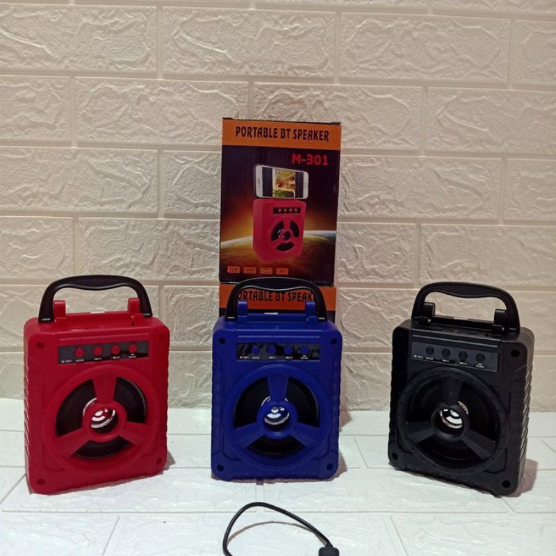 Speaker BT M301 / Bluetooth Speaker M-301 / Speaker Tenteng Suara Gurih