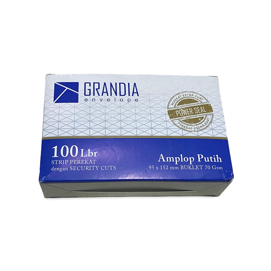 

Amplop Putih Polos Pendek Grandia / Amplop Lem HIGH QUALITY