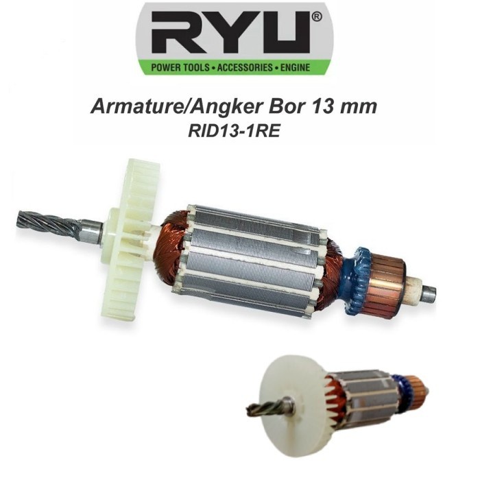 Mesin Bor Ryu Armature Angker Bor 13 Mm Rid 13-1Re / Impact Drill