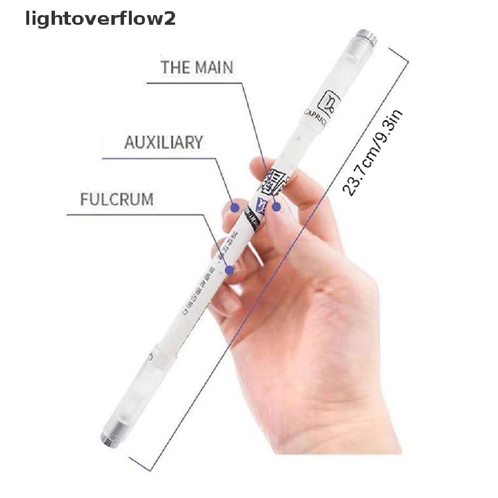 (lightoverflow2) Pulpen Gel 0.5mm Dengan Lampu LED Untuk Pelajar