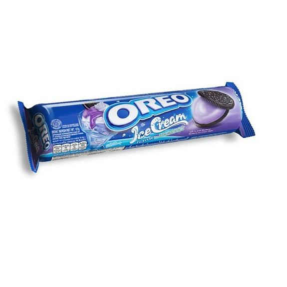 

New Mart--Oreo Ice Cream Biskuit Blueberry 133 gr + Oreo Biskuit Strawberry 133 gr