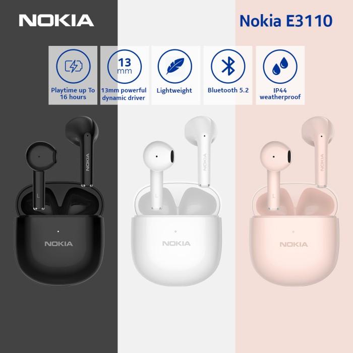 Audio Nokia E3110 True Wireless Earbuds Bluetooth Earphone Tws Hd