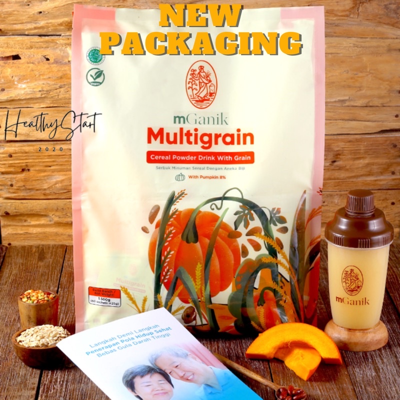 Mganik Multigrain Paket 1 Bulan - 1 Pack isi 60 sachet