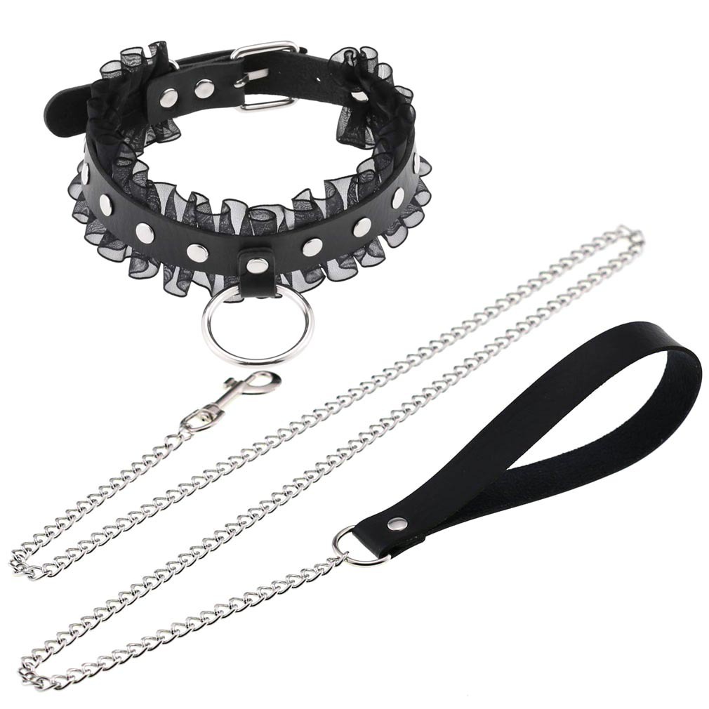 Kalung Choker Tali Traksi Bahan Kulit PU Warna Hitam Dengan Liontin Pita Gaya Punk Harajuku Untuk Wanita