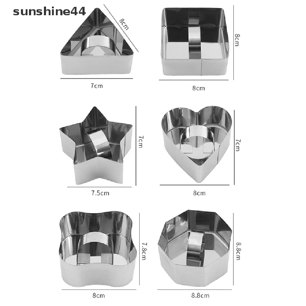 Sunshine Cetakan Kue / Biskuit / Fondant Bahan Stainless Steel