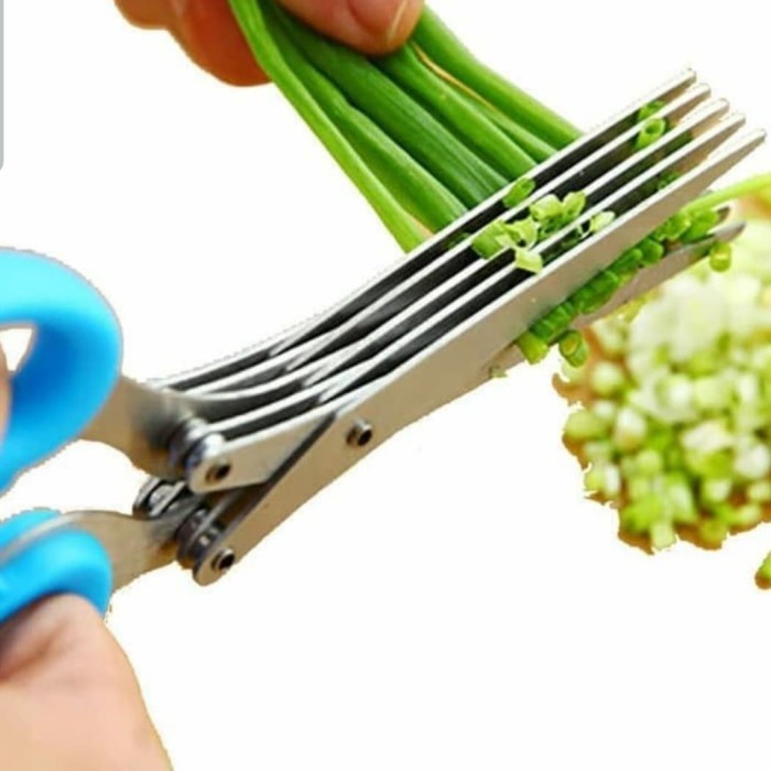 

Mantap Gunting Sayur Gunting Dapur Lima Mata Pisau #K0202 Diskon