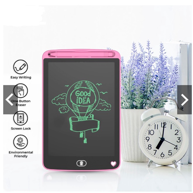 LCD Writing Tablet 8.5&quot; Eye Care Display Screen Lock Function Papan Tulis Anak/Dewasa B1