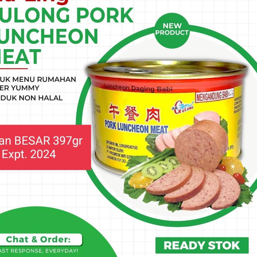 

✨Original✨ Maling Gulong / Daging Maling / Pork Luncheon Meat GULONG 397 gr !!!