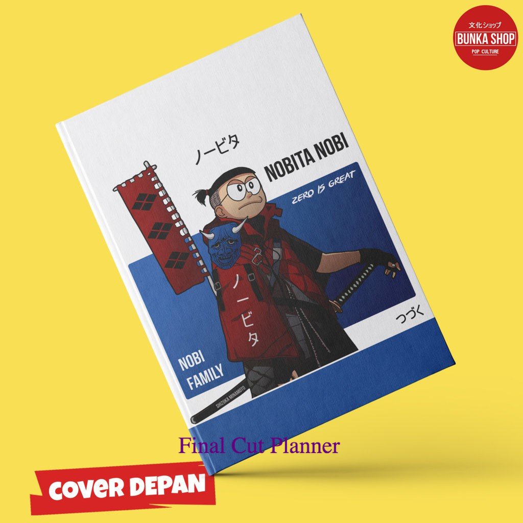 

Note Book Anime Doraemon Nobita Brave Ver Hardcover A5 Buku Tulis Catatan Note Agenda Planner Jurnal