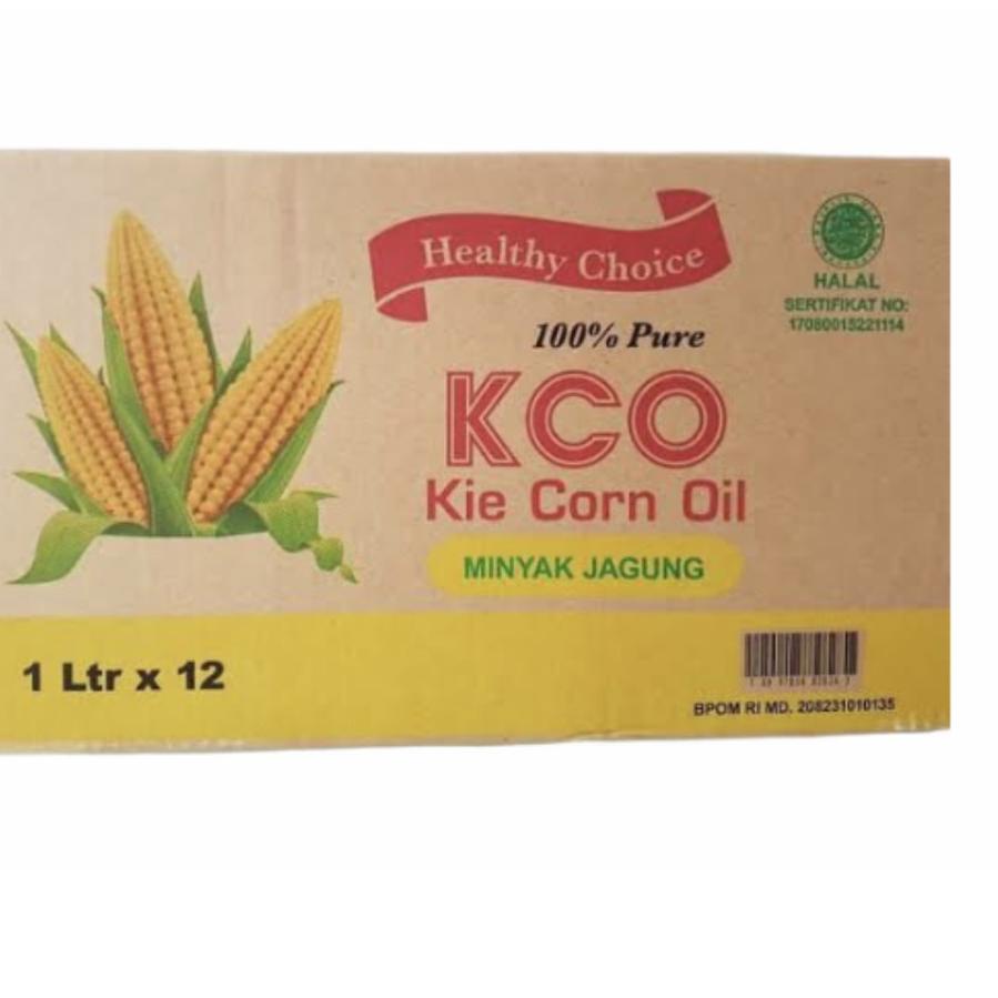 

㊊ MINYAK MASAK JAGUNG KCO KIE CORN OIL HALAL 1L TERBARU 2399 ♠