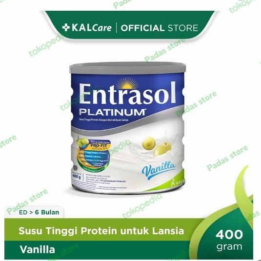 

[ COD ] Entrasol Platinum Susu Bubuk Nutrisi Dewasa Vanila 400g