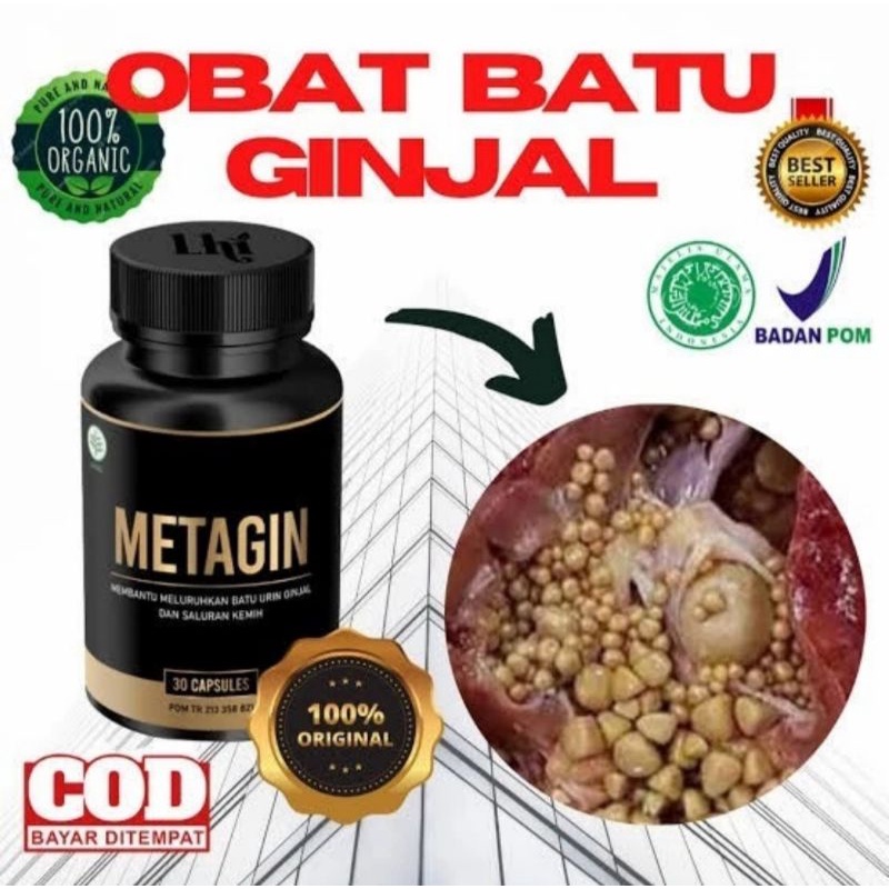 Obat Batu Ginjal METAGIN Original Penghancur Batu Ginjal dijamin Ampuh