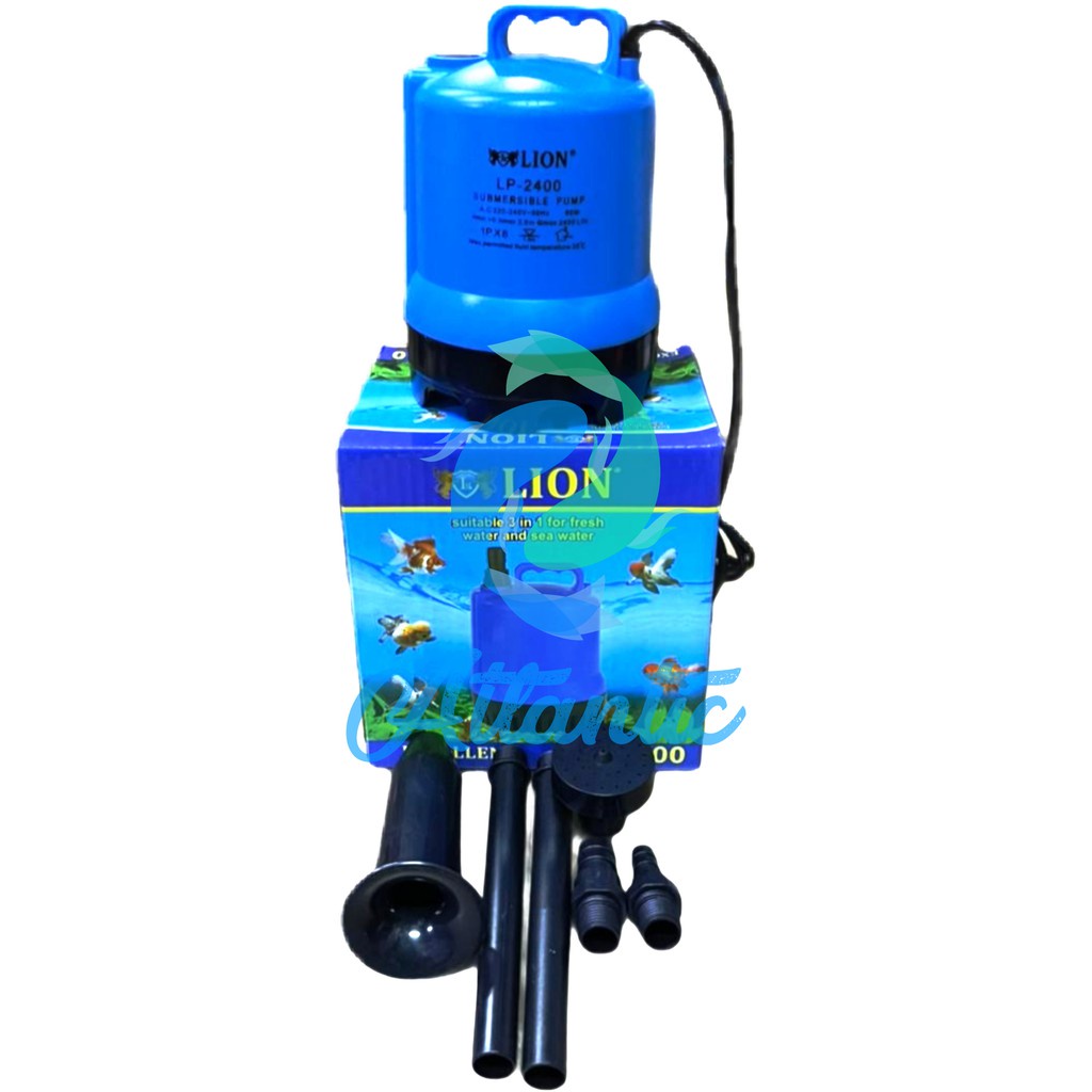 Lion LP 2400 Pompa Kolam Air Mancur Submersible Pump Fresh & Sea Water
