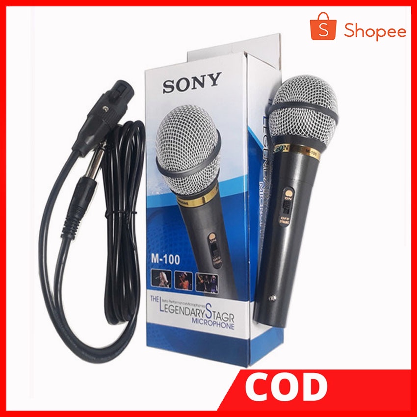 Mic sony sn-100/ mic HS-138 / mic murah /Mic / Mic Karaoke / Microphone / Mic Kabel / Microphone Karaoke Suara Jernih