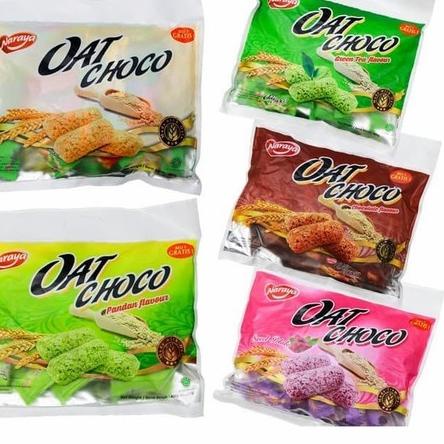 

Jangan Ragu Order NARAYA Oat Choco Sereal Gandum 400 gr / Original Vanila coklat / pandan Sweet potato Green tea strawberry All Varian isi 40 pcs GGD#
