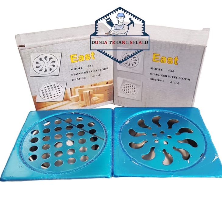 Saringan Got EAST SS Bulat - Stainless Steel Floor Grating 4&quot; x 4&quot; - Floor Drain - Floor Stainer - Saringan Kamar Mandi - Pembuangan Air Got Kamar Mandi EAST