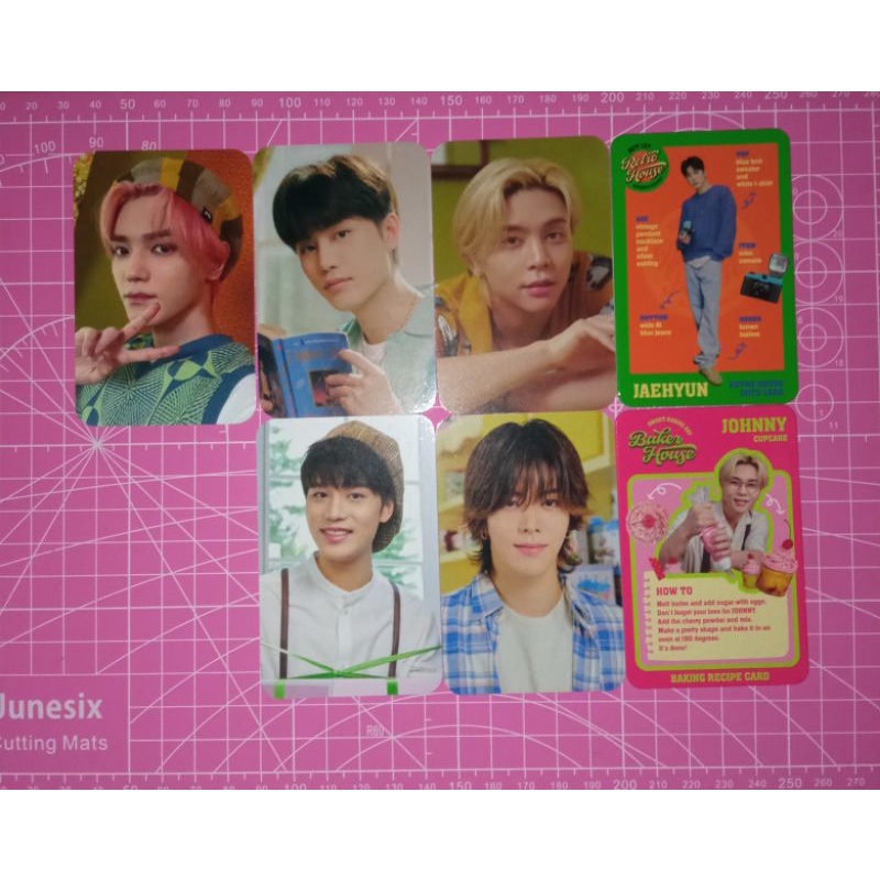 READY| Photocard/PC ootd card retro house & recipe card baker house Taeyong Yuta taeil Johnny