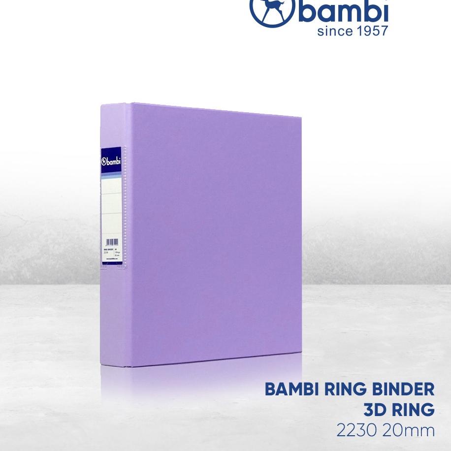 

Produk Update Bambi Ring Binder 3 Ring A5 20 mm - 2230