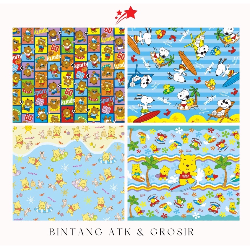 

Kertas Kado BINTANG BOY COWOK KARAKTER - A / kertas kado tebal cute