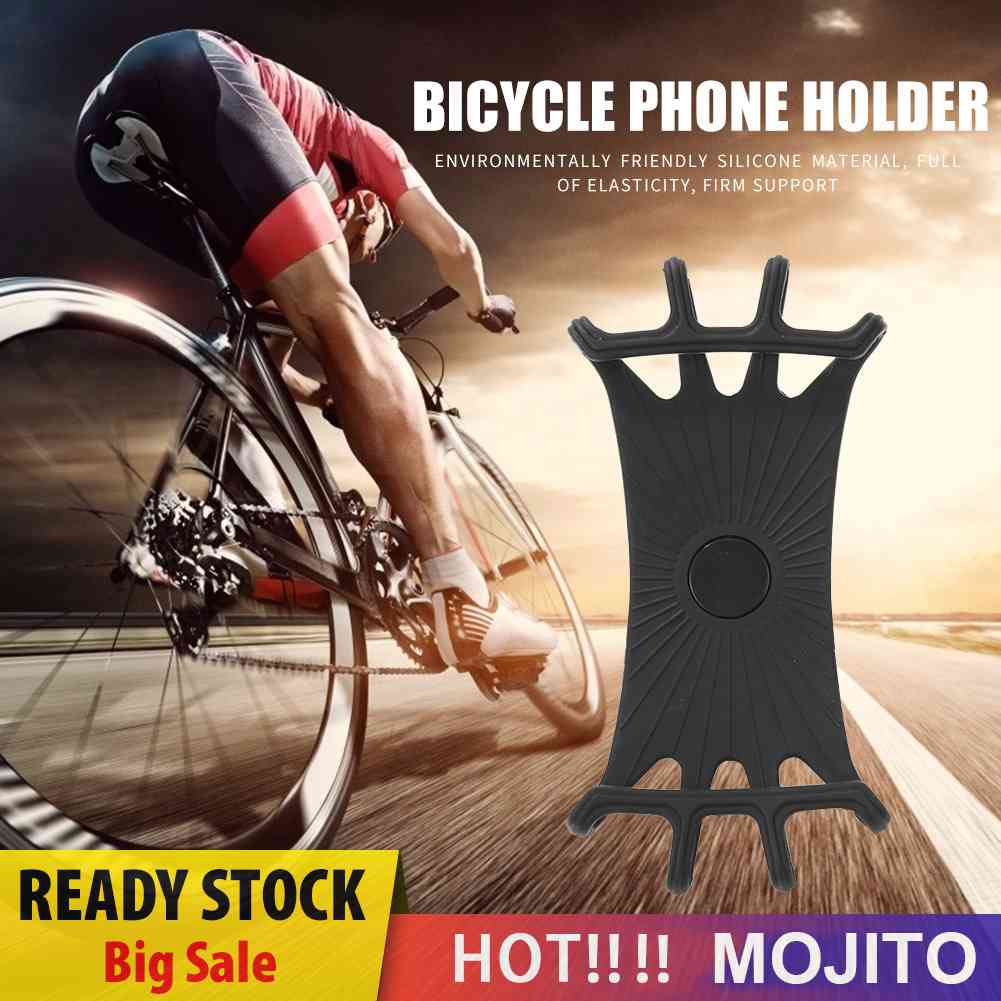 Holder GPS / Smartphone Bahan Silikon Untuk Stang Sepeda MTB
