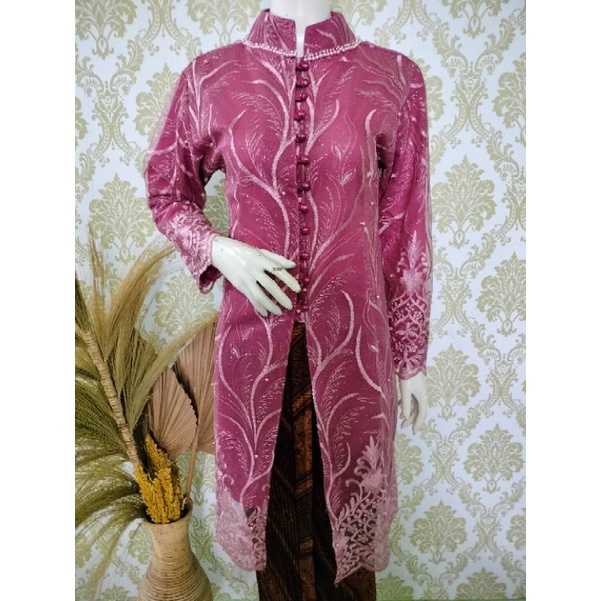 KEBAYA TUNIK IBU BESAN SIZE XL (LD 110), XXL (LD 115), XXL ( LD 120)