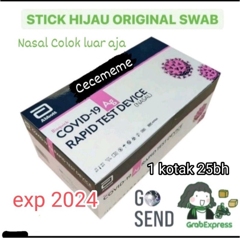 Jual antigen abbott nasal Abbot antigen nasal 1 kotak isi 25bh Shopee
