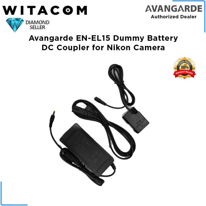 Avangarde En-El15 Dummy Battery Dc Coupler For Nikon Camera