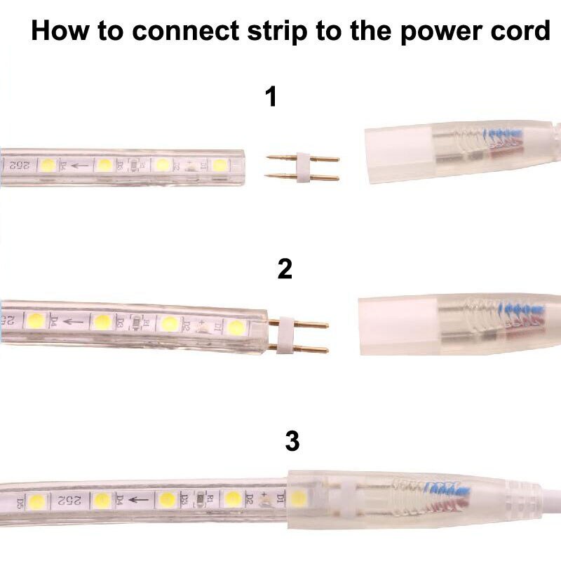 Lampu LED Strip 4040 SMD Per Meter LED Strip 4040 SMD / Socket djual Terpisah