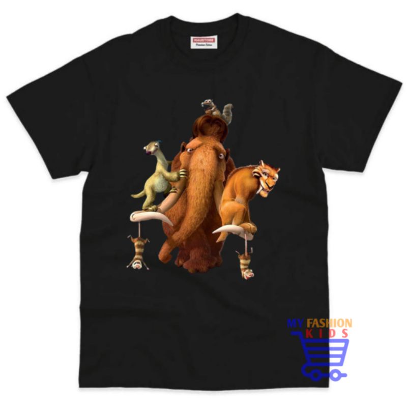 BAJU ANAK KAOS ANAK ICE AGE BAHAN PREMIUM