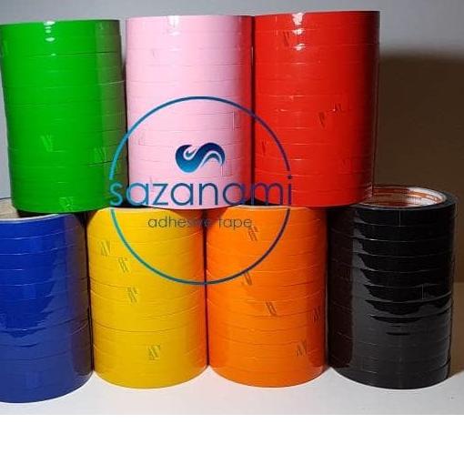 

Quality Control✅1 PACK LAKBAN ISOLASI WARNA 12MM X 50M SAZANAMI SELOTIP WARNA 1 LUSIN|KD9