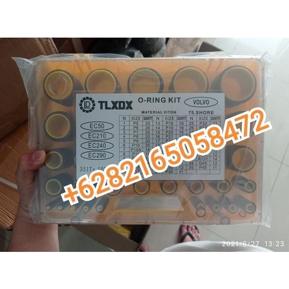 Oring Box Viton Oring Kit Oring Set Hyundai R2107 R2209 Viton