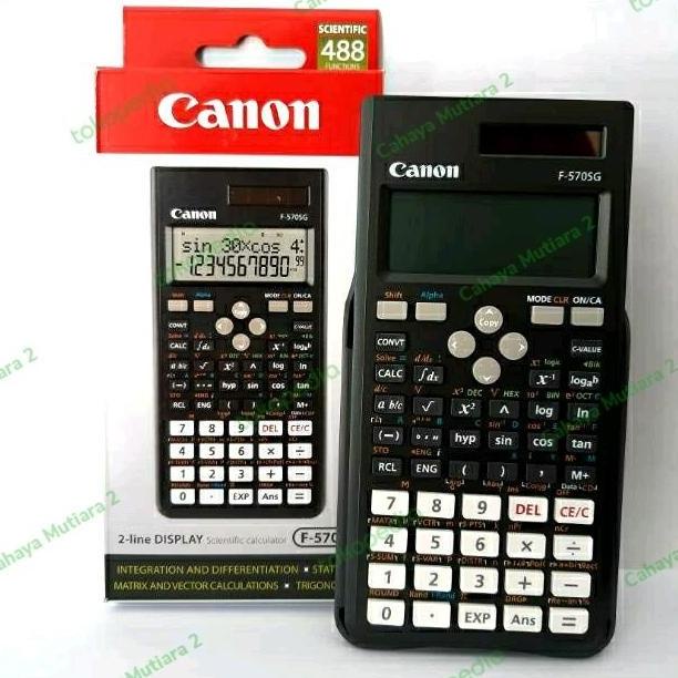 

MURAH/ KALKULATOR SCIENTIFIC CANON F-570 SG E8576TRB
