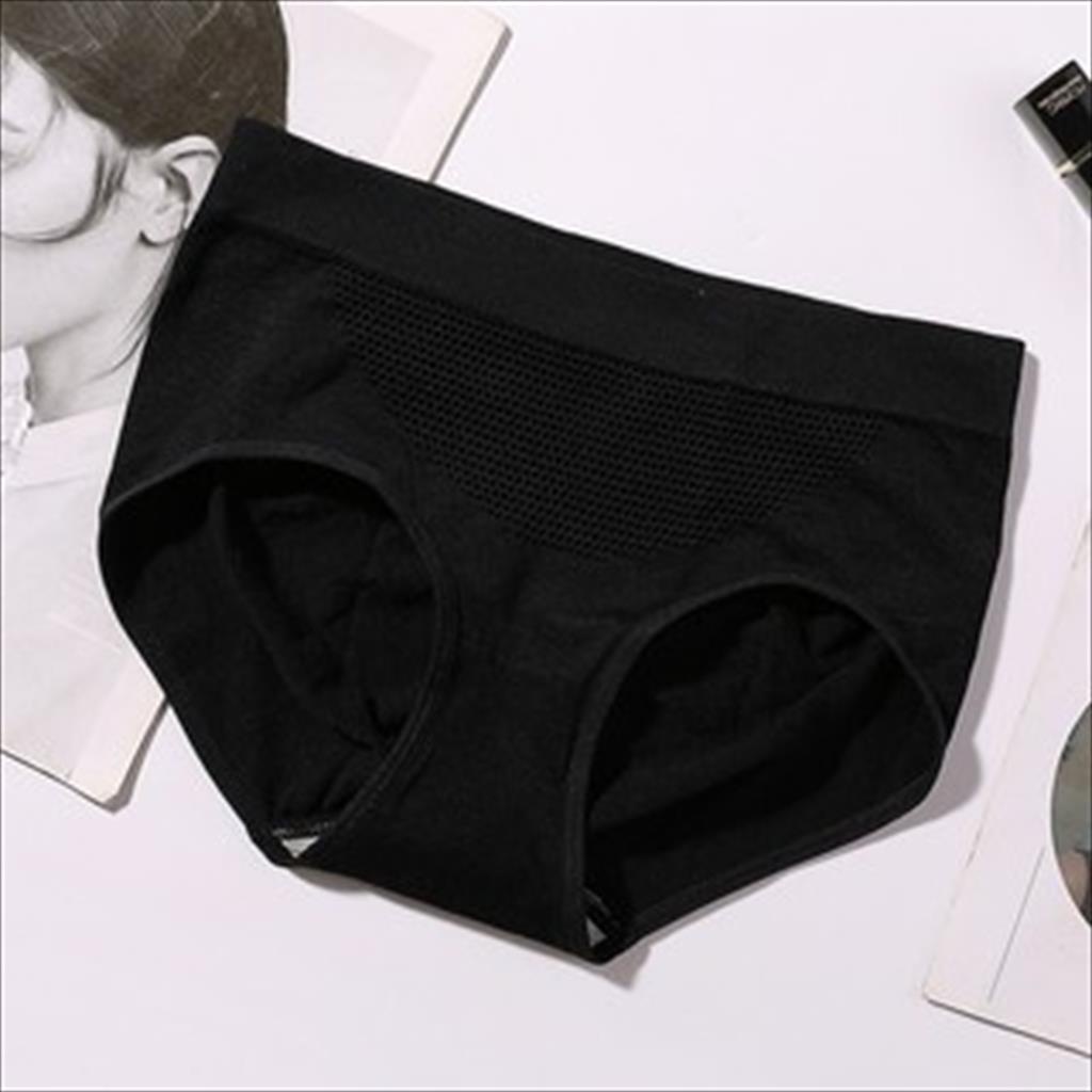 OTS 882 - Celana Dalam Wanita Briefs Elastis Seamless Mid Waist Underware Import Bahan Katun CD Dalaman Wanita Polos Sempak