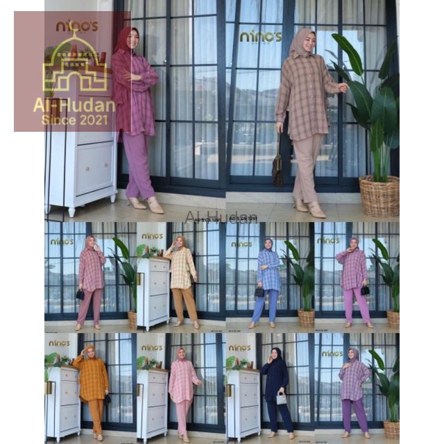 Alhudan SETELAN TUNIK DAN CELANA NINOS TERBARU BY NINOS DESIGN ORIGINAL 1291