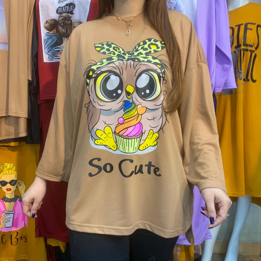 GR ATASAN OVERSIZE TOP BASIC JUMBO BABYTERRY PREMIUM SR583