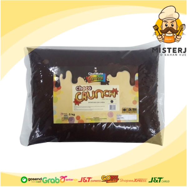 

Chefmate Choco Crunch Pasta | 5 Kg | 1 Bag | 1 Pcs | Kemasan Pabrik | Selai Choco Crunchy Pasta