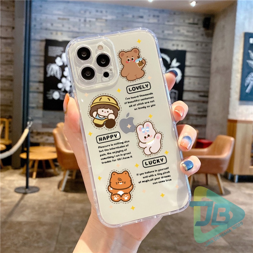 SOFTCASE BENING LOVELY HAPPY OPPO VIVO XIAOMI SAMSUNG REALME IPHONE INFINIX ALL TYPE JB5943