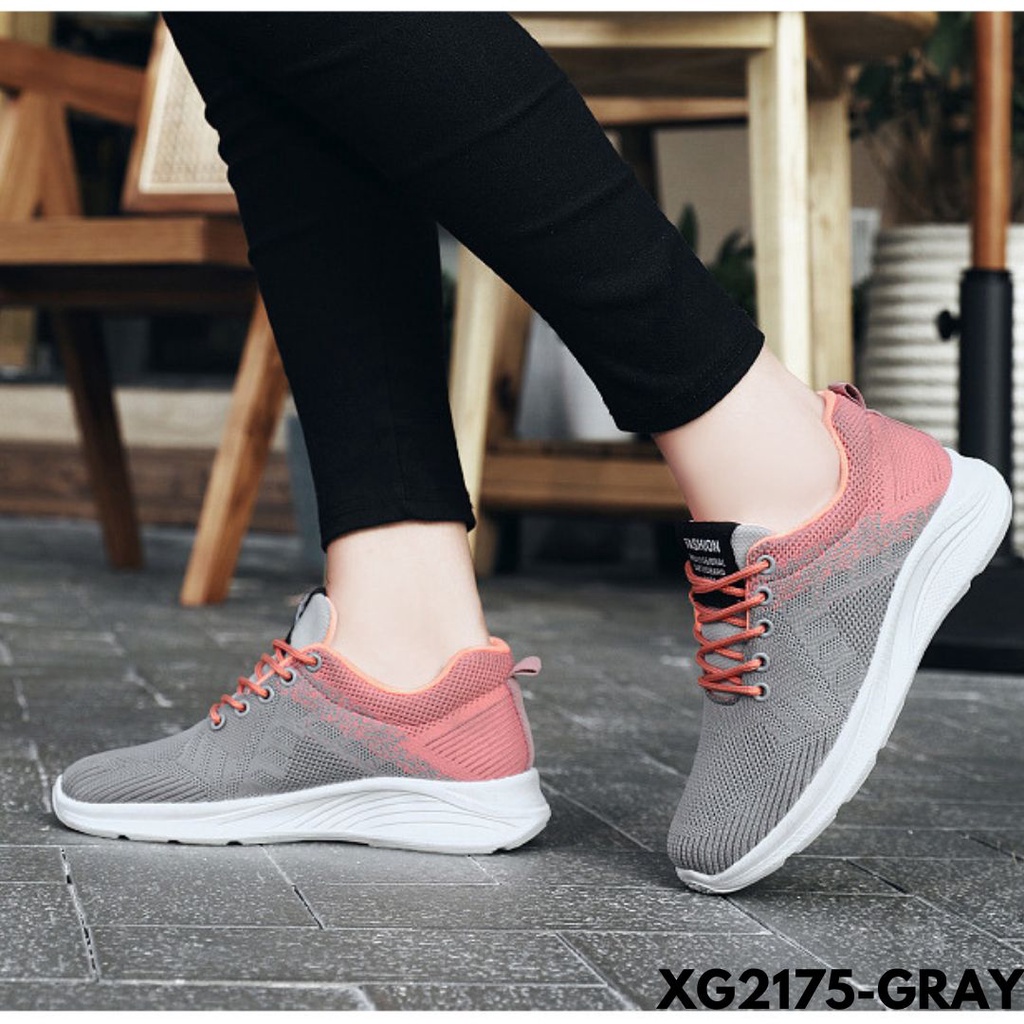 SEPATU WANITA SNEAKERS PERGI JALAN SANTAI KEREN BANGET BAHAN MESH IMPORT G2175