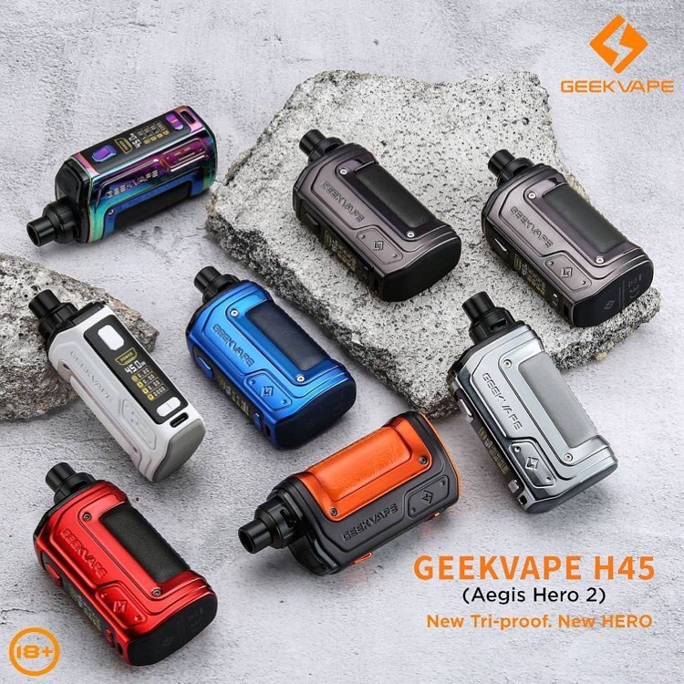 VAPOOR AEGIS HERO 2 POD KIT ORIGINAL / AEGIST H45 POD