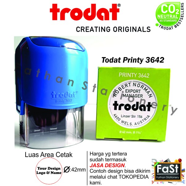 

Sale!!! Stempel Trodat Printy 3642 + Letter Original Bagus